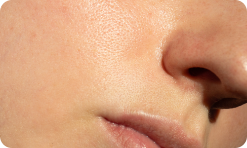 Close up of face